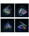 三角鋼琴 透明 帶LED燈 音樂盒 MUSIC BOX